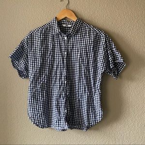 Uniqlo Cropped Button-down